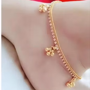 Women's Alloy Gold Plated Anklets & Toe Rings